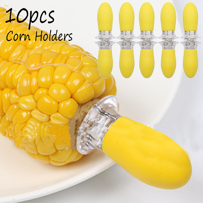 Kitchen Gadgets Under $10 - 10PCS Recyclable Stainless Steel Corn Holders