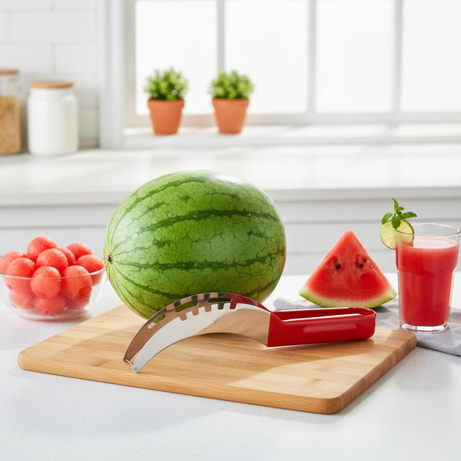 Kitchen Gadgets Vegetable Cutter - Watermelon Cube Cutter Food Grade Material