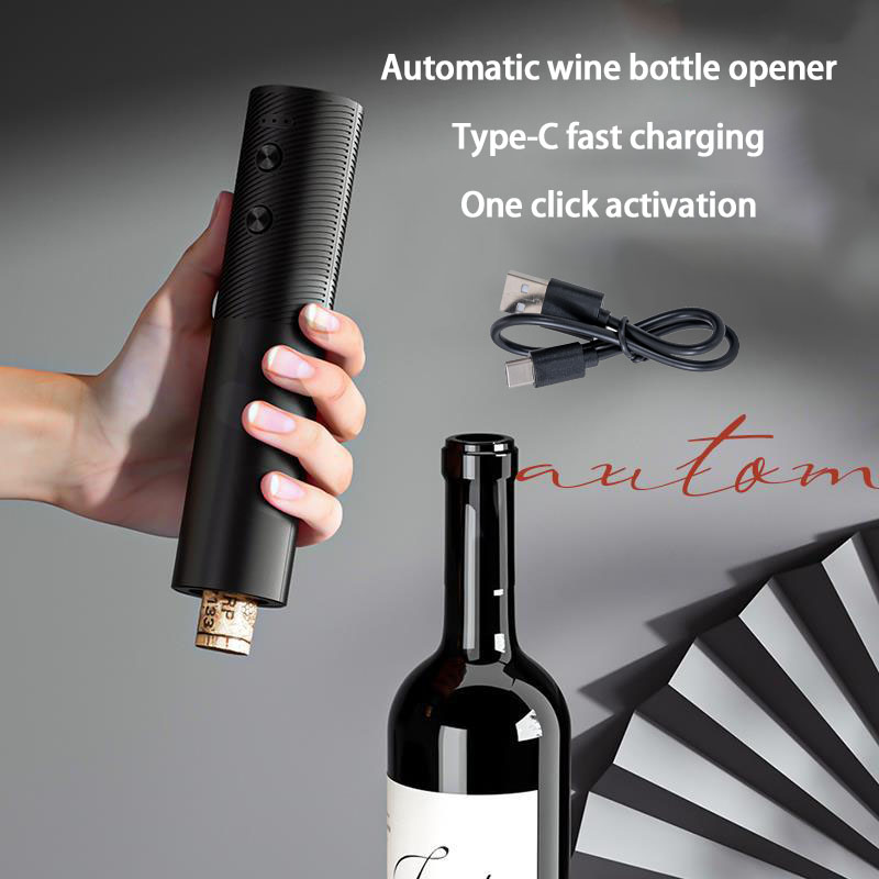 Electric Can Opener - Automatic Wine Bottle Opener USB Rechargeable