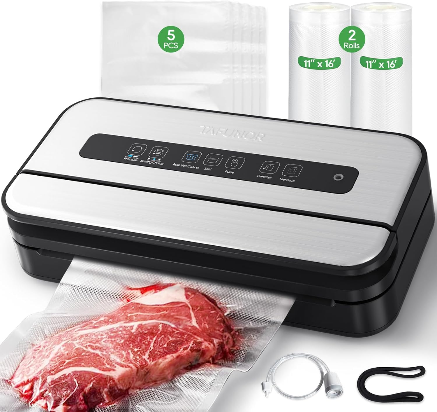 Food Vacuum Sealer - 90Kpa Vacuum Sealer Machine, Food Sealer