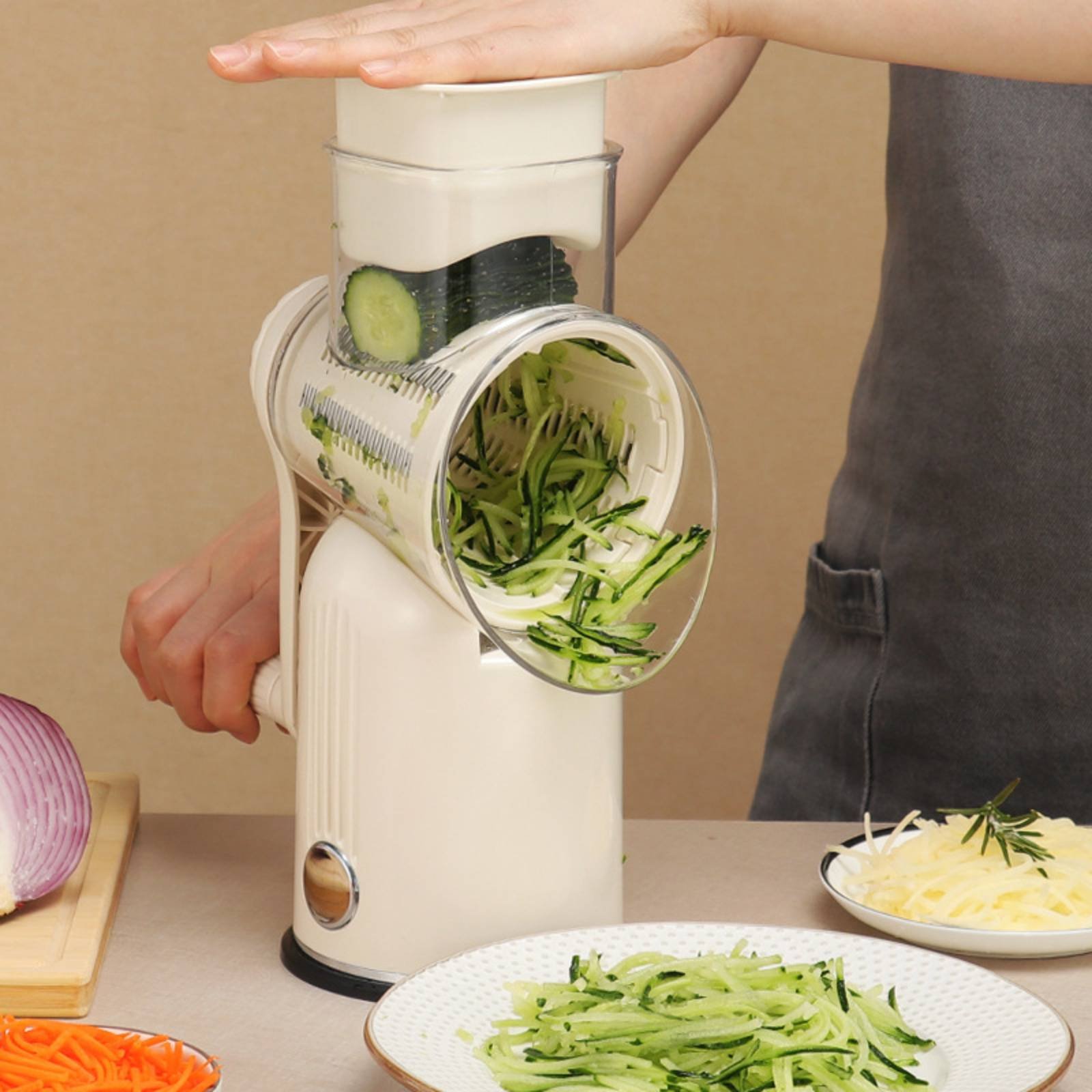 Rotary Vegetable Cutter Labor  - Kitchen Gadgets Save Time 리뷰 및 가격