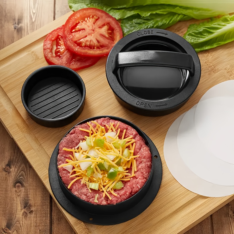 Round Hamburger Burger Press B - Kitchen Helper Gadgets 리뷰 및 가격