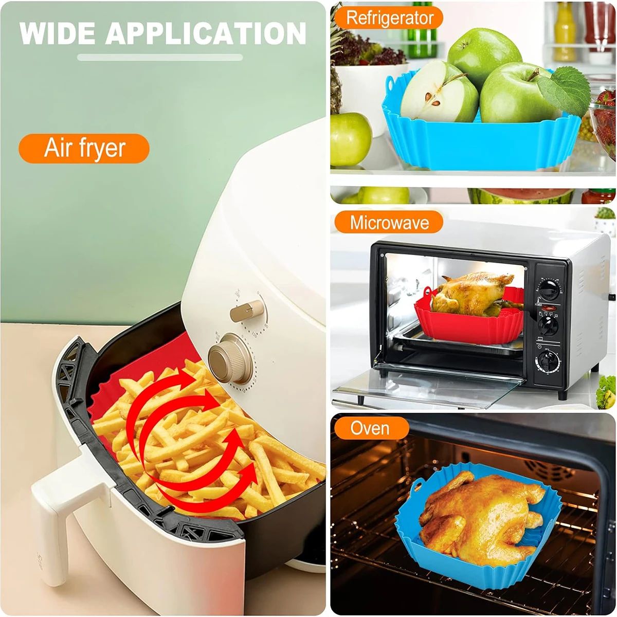 Air Fryer Silicone Liners Pot  - Kitchen Gadgets Air Fryer 리뷰 및 가격