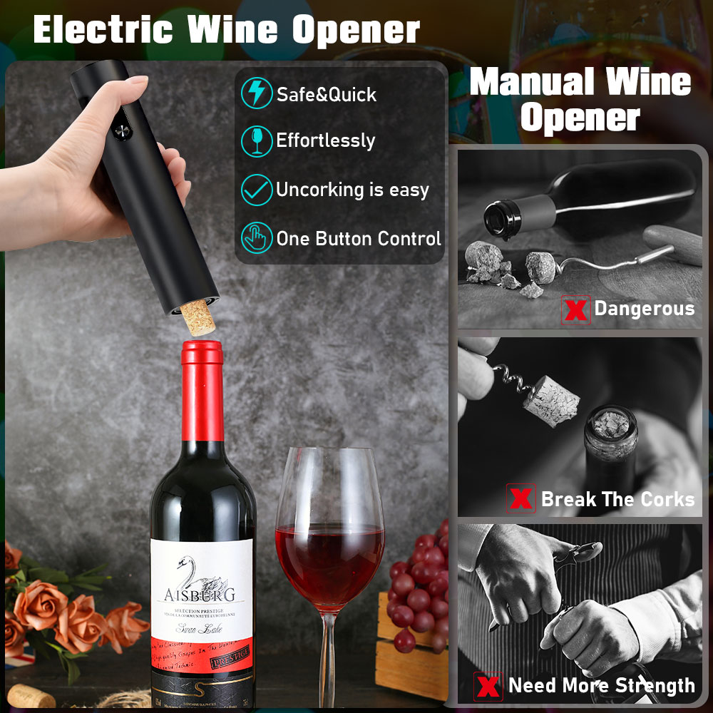 Automatic Wine Opener Set Reus - Electric Can Opener 리뷰 및 가격