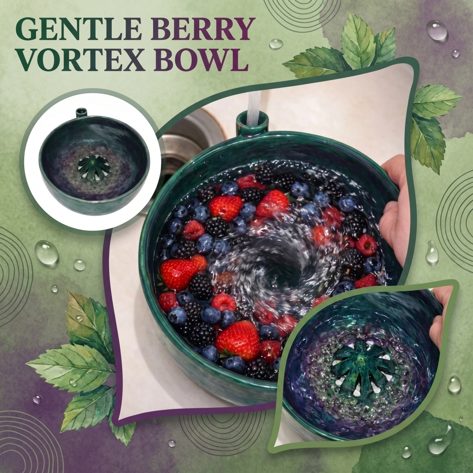 Automatic Berry Vortex Bowl Ve - Kitchen Gadgets Save Time 리뷰 및 가격