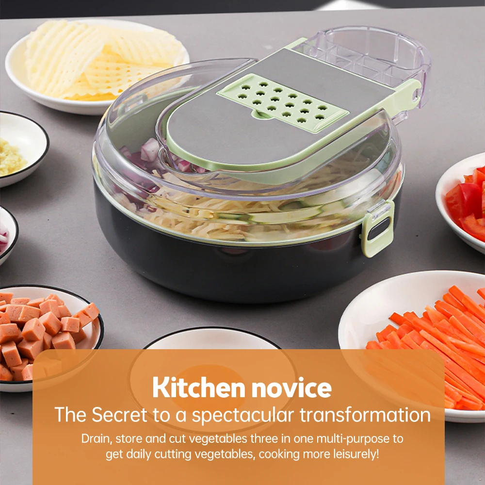 Vegetable Chopper with Contain - Kitchen Gadgets Save Time 리뷰 및 가격
