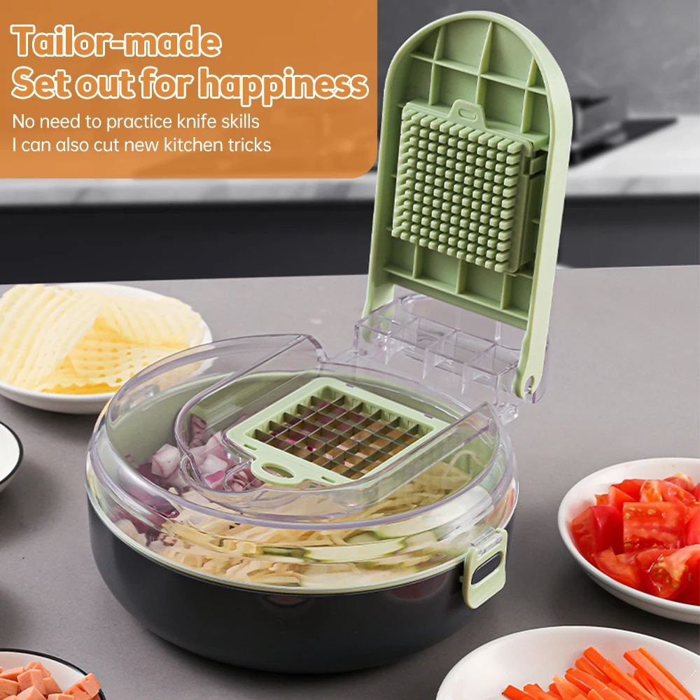 Vegetable Chopper with Contain - Kitchen Gadgets Save Time 리뷰 및 가격