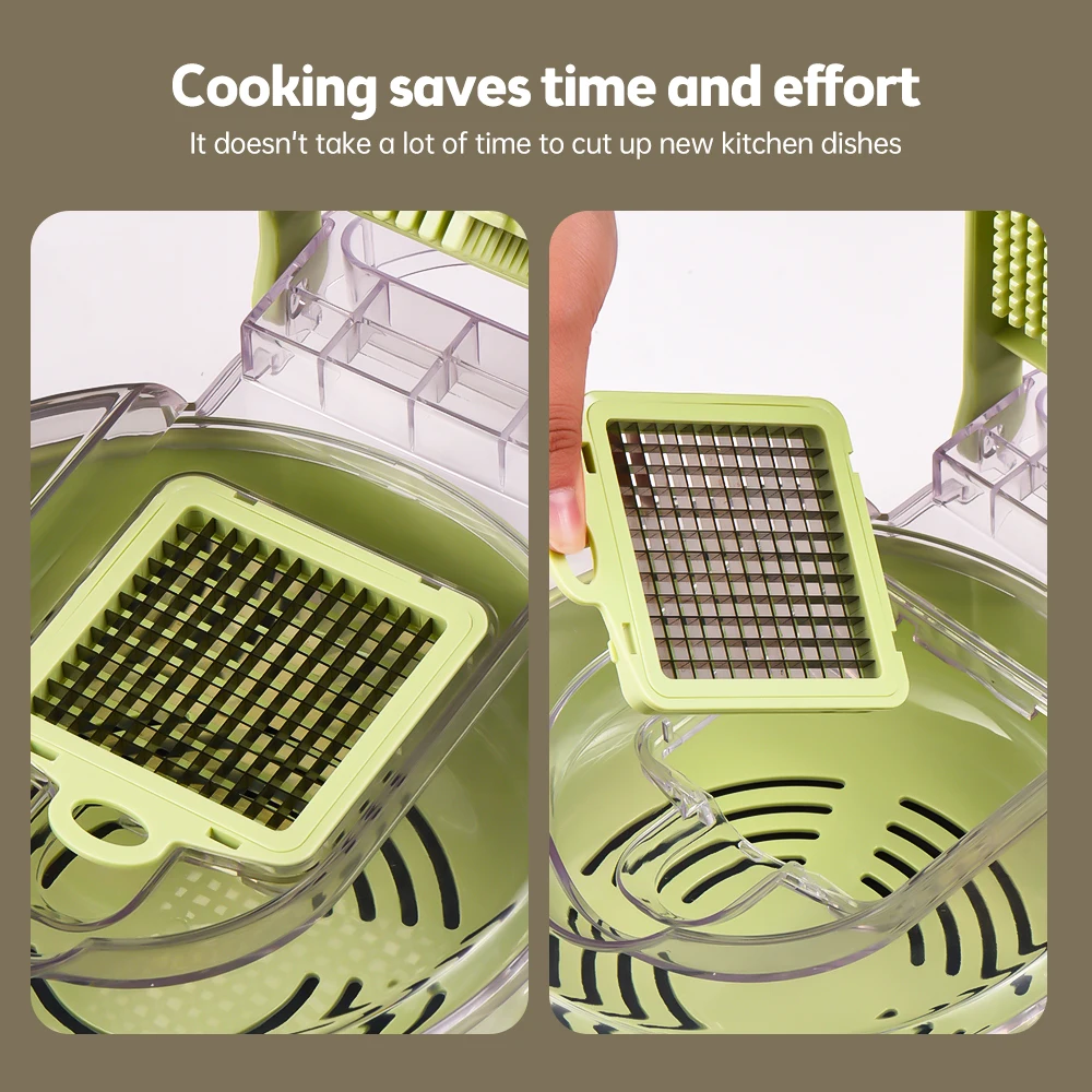 Vegetable Chopper with Contain - Kitchen Gadgets Save Time 리뷰 및 가격