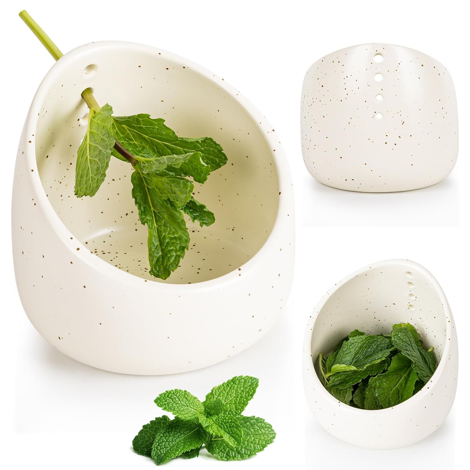Handmade Pottery Herb Stripper - Kitchen Gadgets Save Time 리뷰 및 가격