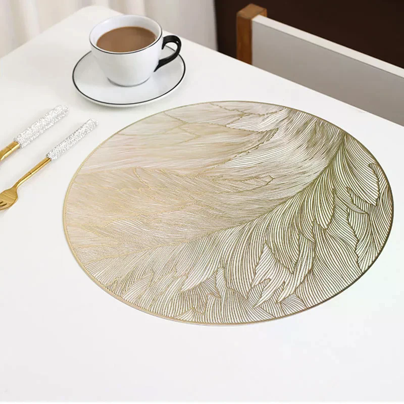 6*Round Luxury Placemats Non-S - Kitchen Gadgets Luxury 리뷰 및 가격