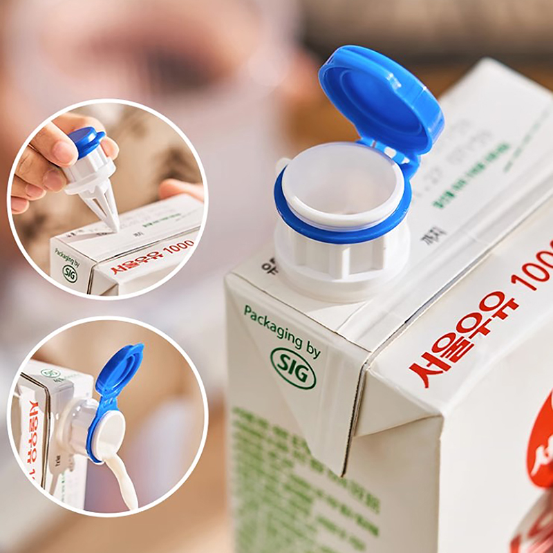 Boxed Milk Sealing Lid Fresh K - Kitchen Helper Gadgets 리뷰 및 가격