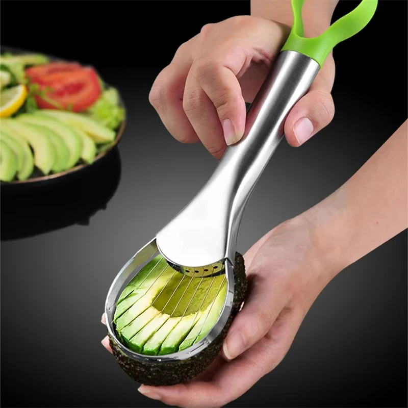 Avocado Slicer 2 In 1 Stainles - Kitchen Gadgets Vegetable Cutter 리뷰 및 가격