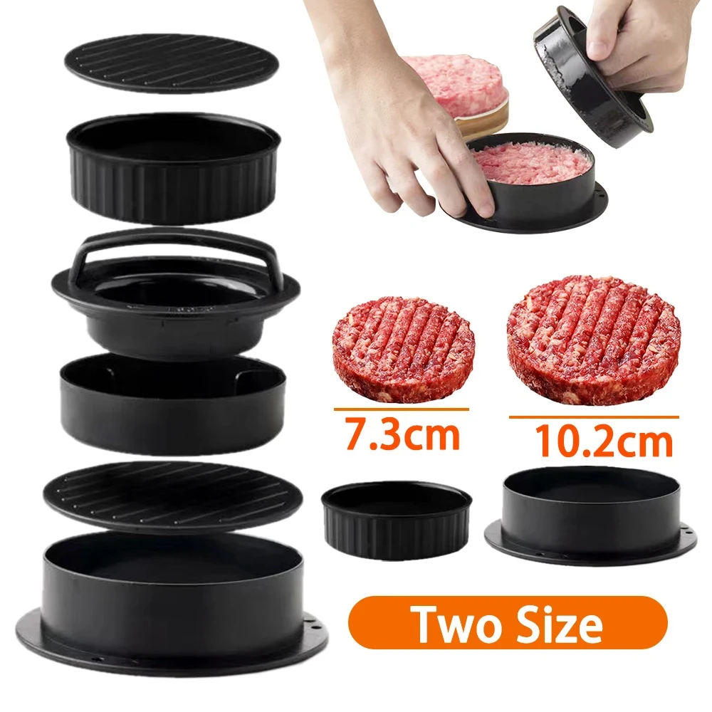 Round Hamburger Burger Press B - Kitchen Helper Gadgets 리뷰 및 가격