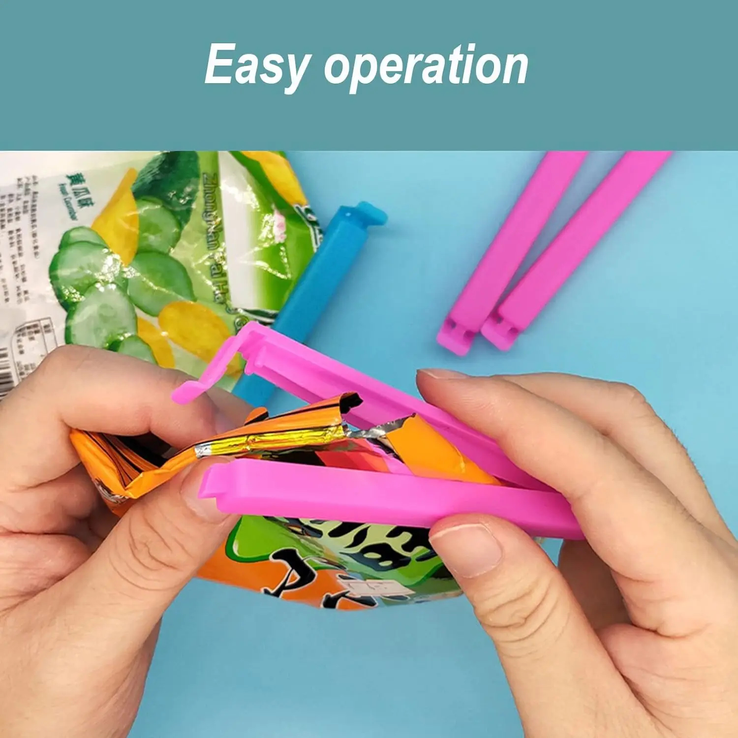 10-100pcs Plastic Food Bag Cli - Kitchen Gadgets Under $10 리뷰 및 가격