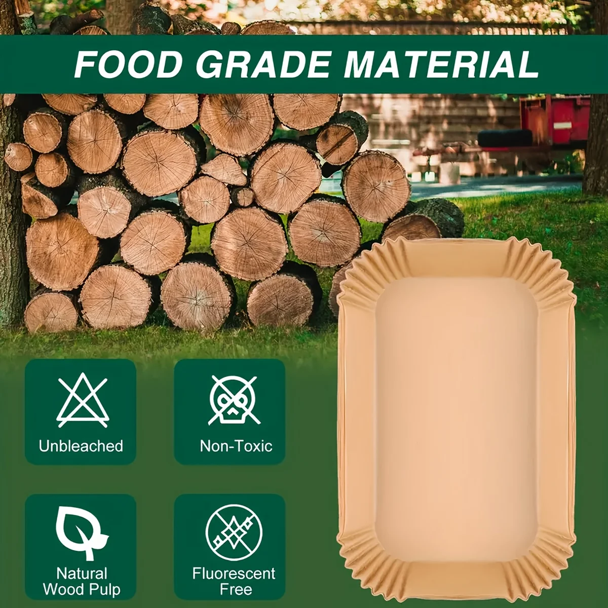 50/100pcs Rectangular Air Frye - Kitchen Gadgets Air Fryer 리뷰 및 가격
