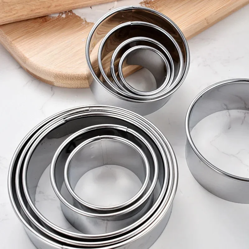 5PCS Round Stainless Steel Bis - Kitchen Gadgets Cutting Tools 리뷰 및 가격