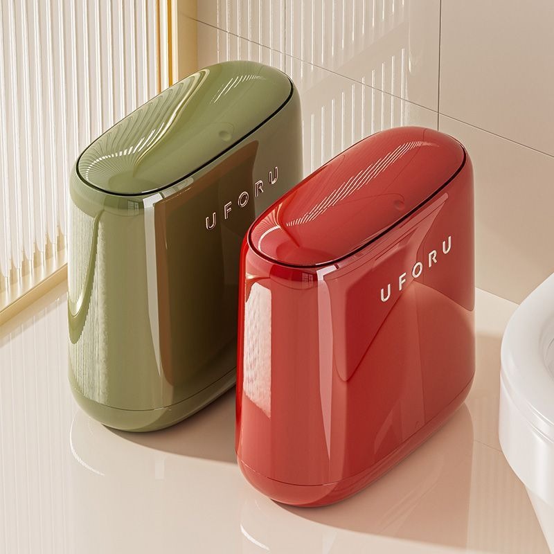 Bathroom Narrow Trash Can Plas - Kitchen Gadgets Luxury 리뷰 및 가격