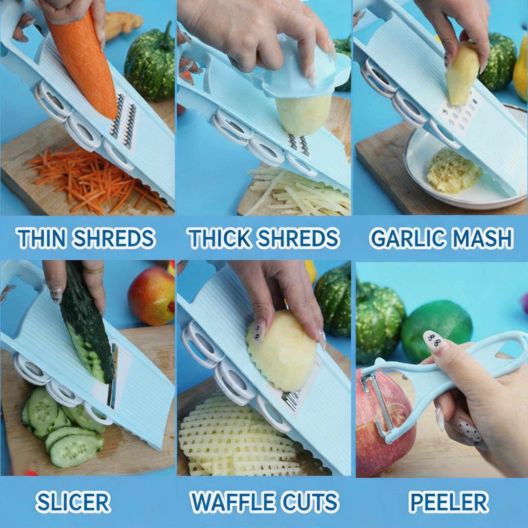 7 in 1 Household Vegetable Cut - Kitchen Gadgets Vegetable Cutter 리뷰 및 가격