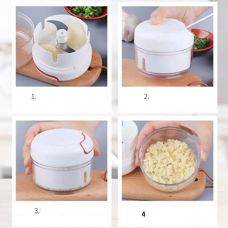 Plastic Garlic Crusher Press V - Kitchen Gadgets Vegetable Cutter 리뷰 및 가격