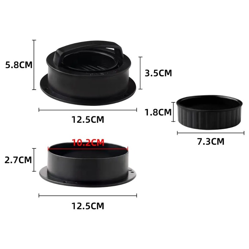 Round Hamburger Burger Press B - Kitchen Helper Gadgets 리뷰 및 가격