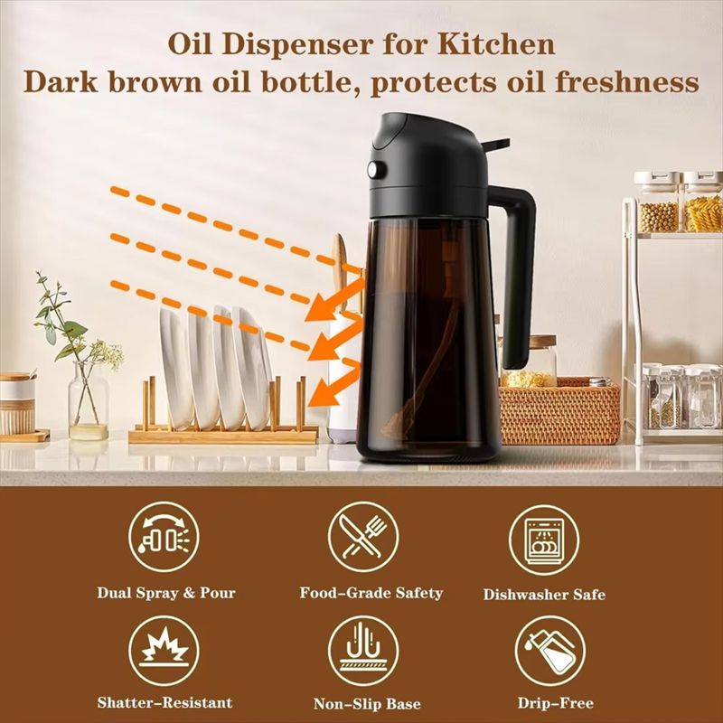 16oz/470ml Leakproof 2-in-1 Gl - Kitchen Gadgets Air Fryer 리뷰 및 가격