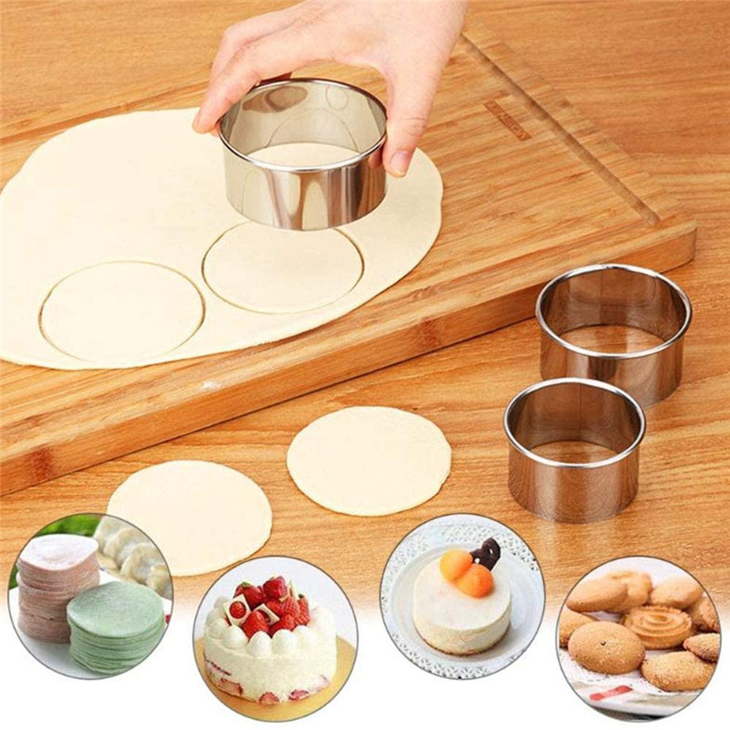 5PCS Round Stainless Steel Bis - Kitchen Gadgets Cutting Tools 리뷰 및 가격