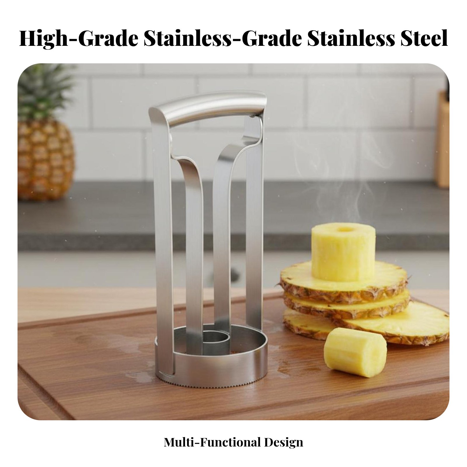 Stainless Steel Pineapple Cutt - Kitchen Gadgets Save Time 리뷰 및 가격