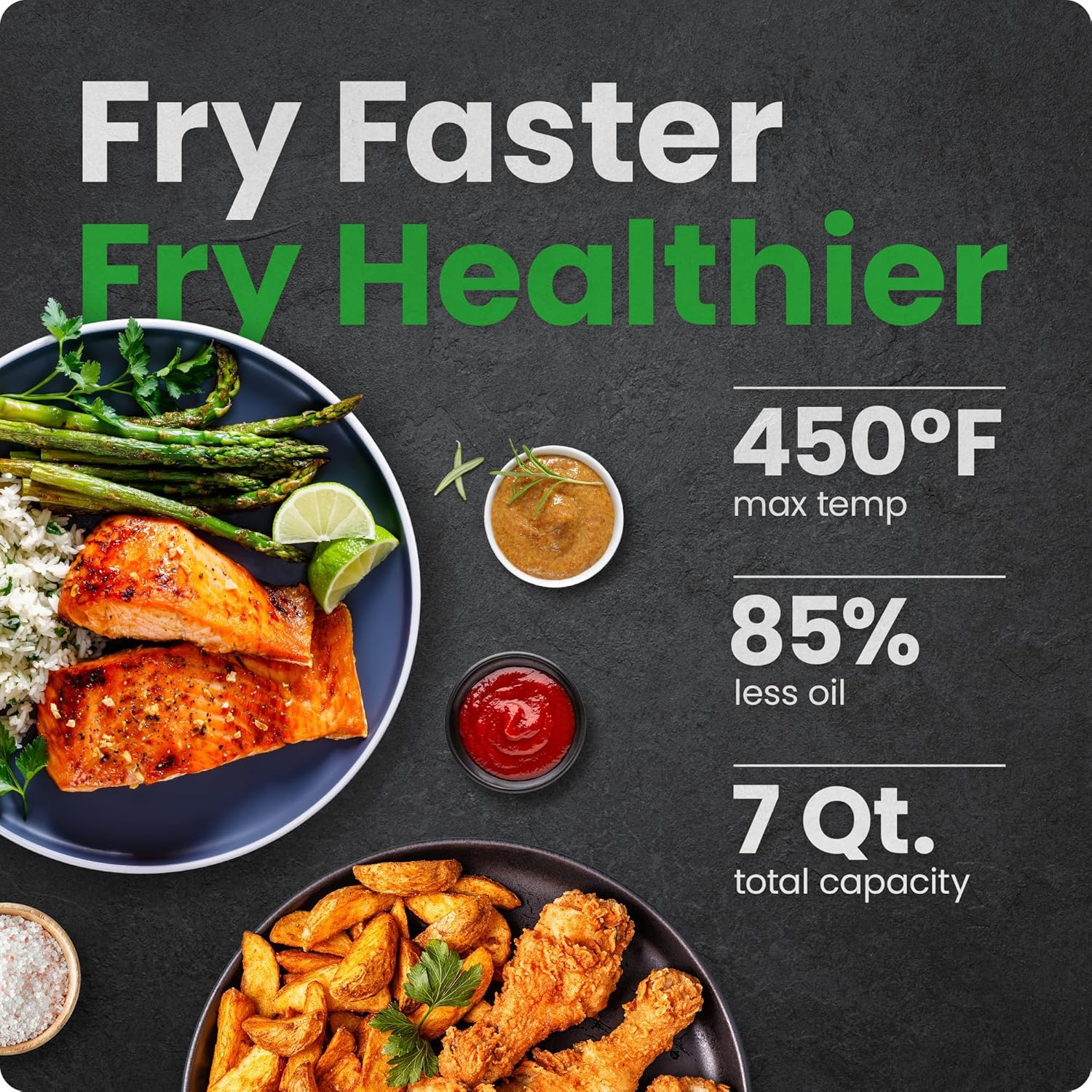 7-Qt 6-in-1 Air Fryer: Air Fry - Kitchen Gadgets Air Fryer 리뷰 및 가격