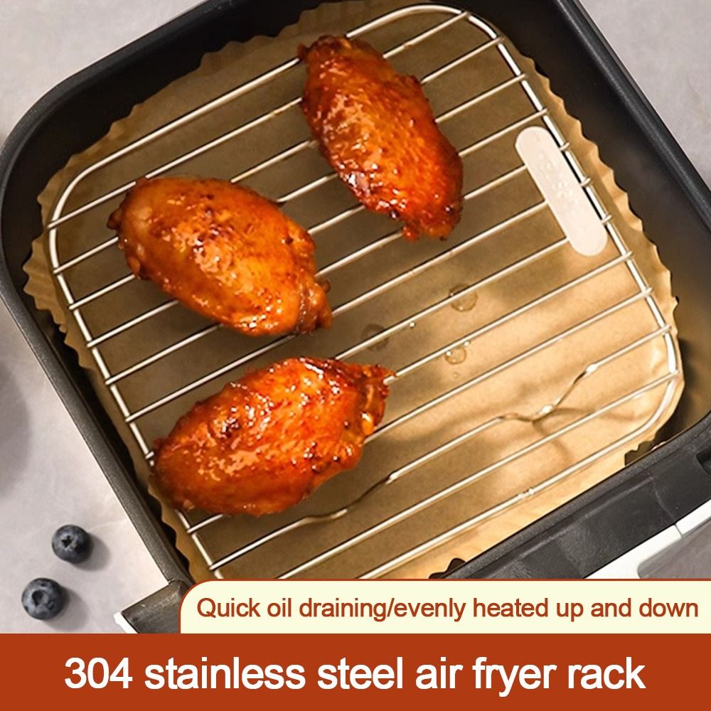 Round Square Cooking Rack With - Kitchen Gadgets Air Fryer 리뷰 및 가격