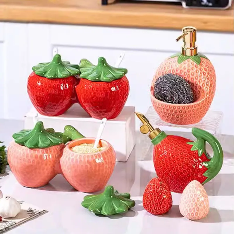 European Ceramic Strawberry Cr - Kitchen Gadgets Luxury 리뷰 및 가격